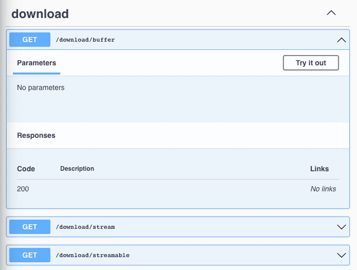 Downloading files with NestJS